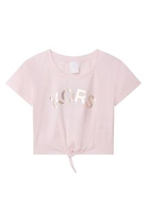 Детская хлопковая футболка Michael Kors 15114.114.150 руб., розовый