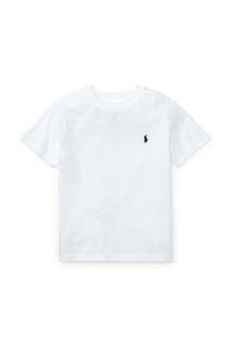 Детская хлопковая футболка Polo Ralph Lauren 322832904035, белый