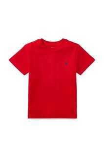 Детская хлопковая футболка Polo Ralph Lauren, красный