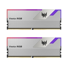 Модуль памяти Acer Predator Vesta B-die, 32 ГБ DDR4 (2 x 16ГБ), 3600 МГц, BL.9BWWR.300, серебристый