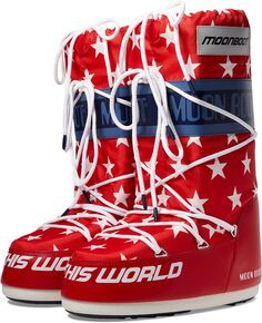 Зимние ботинки Icon Retrobiker MOON BOOT, цвет White Stars