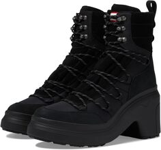 Ботинки на шнуровке Discoverer Mid Lace-Up Leather Heel Boot Hunter, черный