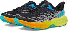 Кроссовки Speedgoat 5 Hoka, цвет Black/Evening Primrose