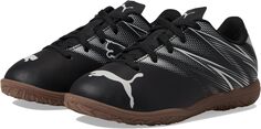 Бутсы Attacanto Indoor Training PUMA, цвет PUMA Black/Silver Mist