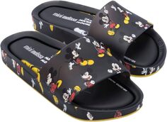 Сандалии Beach Slide + Mickey &amp; Friends III Mini Melissa, черный