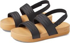 Шлепанцы Reef Kids Water Vista Sandal Reef, цвет Black/Tan