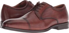 Оксфорды Amelio Cap Toe Oxford Florsheim, цвет Cognac Smooth