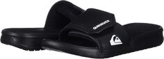 Шлепанцы Quiksilver Kids Bright Coast Adjust Slide Sandal Quiksilver, цвет Black/White/Black