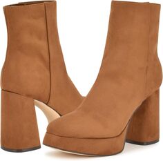 Ботильоны Velo Nine West, коричневый