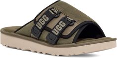 Сандалии на плоской подошве Goldencoast Strap Slide UGG, цвет Moss Green