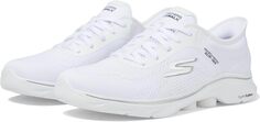 Кроссовки Go Walk 7 Valin Hands Free Slip-Ins SKECHERS Performance, цвет White/Black