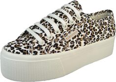 Кроссовки 2790 Print Superga, цвет Light Classic Leopard/Full Avorio