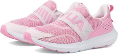 Кроссовки Surge 3 Slip-On Under Armour, цвет Prime Pink/Flamingo/Metallic Silver