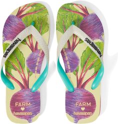 Шлепанцы Farm Rio Beets Havaianas, красный