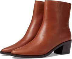 Ботильоны The Everten Ankle Boot in Leather Madewell, цвет Warm Cinnamon