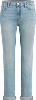 Джинсы Nico Mid-Rise Straight Ankle with Roll Hem in Glory Days Hudson Jeans, цвет Glory Days