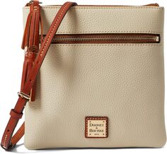 Сумка Pebble Double Zip Tassel Crossbody Dooney &amp; Bourke, цвет Bone