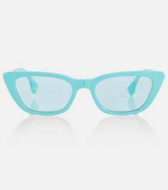 Солнцезащитные очки-трансформеры «кошачий глаз» Fendi, синий