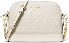 Сумка Jet Set Charm Large Dome Crossbody MICHAEL Michael Kors, цвет Vanilla/Cream