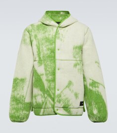 Флисовая куртка с принтом Y-3, зеленый