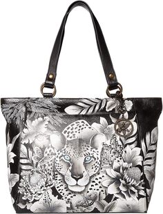 Большая сумка через плечо — 664 Anuschka, цвет Cleopatra&apos;s Leopard