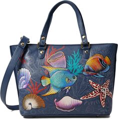 Средняя сумка 693 Anuschka, цвет Mystical Reef