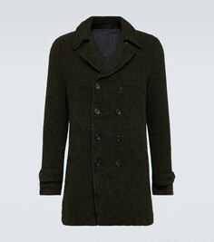 Шерстяное пальто Comme Des Garçons Homme Deux, зеленый