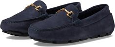 Лоферы Driver with Polished Bit Massimo Matteo, цвет Navy Nubuck