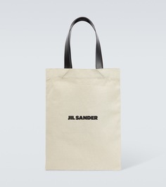 Холщовая большая сумка book Jil Sander, нейтральный