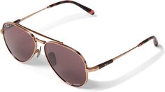 Солнцезащитные очки 0RB8225 Aviator Titanium Ray-Ban, цвет Rose Gold/Polarized Dark Violet