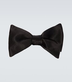 Шелковый галстук-бабочка Giorgio Armani, черный