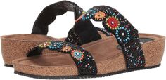 Сандалии на плоской подошве Bahama Azura, цвет Black Multi