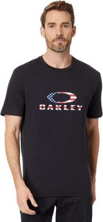 Футболка с короткими рукавами O Bark 2.0 Oakley, цвет Black/American Flag