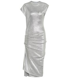 Платье из джерси металлик Rabanne, серебро