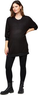 Толстовка для кормящих мам Jo NOM Maternity, цвет Black Hacci