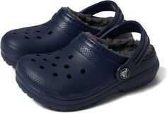 Сабо Classic Lined Clog Crocs, цвет Navy/Charcoal