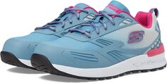 Кроссовки Bulklin - Kaytin Comp Toe SKECHERS Work, цвет Light Blue/Pink