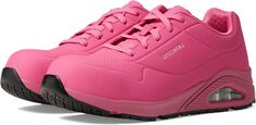 Кроссовки Uno SR - Deloney Comp Toe SKECHERS Work, розовый