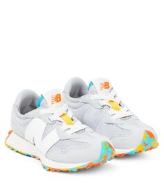 Кроссовки 327 с кружевом New Balance Kids, серый