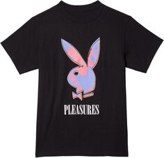 Поп-футболка Pleasures, черный