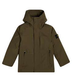 Пуховая парка Stone Island Junior, зеленый