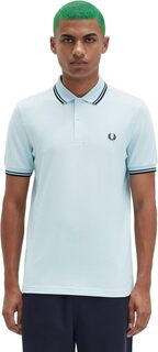 Рубашка-поло Twin Tipped Fred Perry Shirt Fred Perry, цвет Light Ice