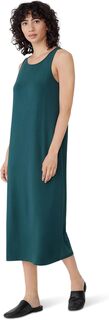 Платье в полный рост с украшенным вырезом Eileen Fisher, цвет Pacifica