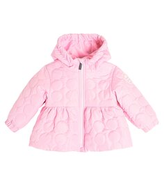 Детская стеганая куртка Monnalisa, розовый