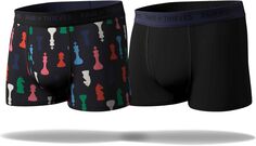 Трусы Checks Out Trunks 2-Pack Pair of Thieves, черный