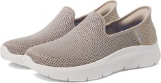 Кроссовки Go Walk Flex Relish Hands Free Slip-Ins SKECHERS Performance, цвет Taupe/Blue