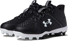 Бутсы Baseball Leadoff Mid RM Under Armour, цвет Black/Black/White