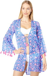 Накидка Motley Cover-Up Lilly Pulitzer, цвет Blue Peri Takin It Easy