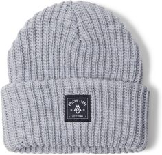 Толстая вязаная шапка Volcom Snow, цвет Heather Grey