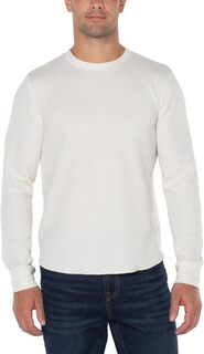 Рубашка-поло Long Sleeve Crew Neck Liverpool Los Angeles, цвет Cream